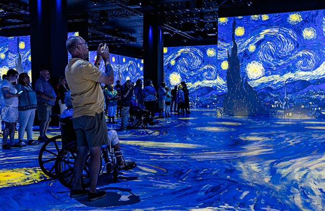 "The Starry Night" installation view at The Lume - Photo: Hailey Bollinger