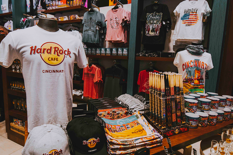 Cincinnati-branded Hard Rock Cafe merh - PHOTO: PROVIDED BY GAME DAY PR