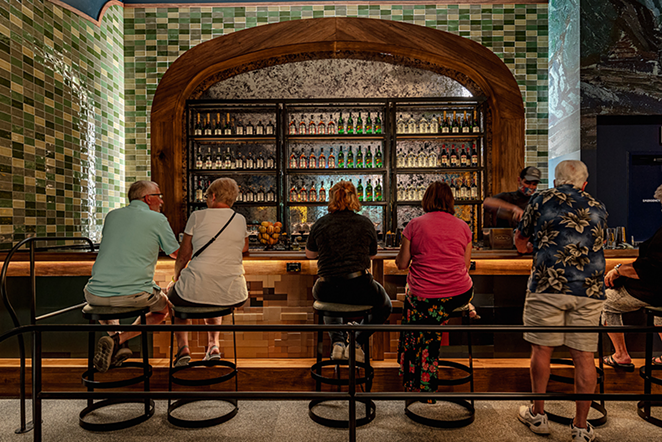 The van Gogh-themed bar at The Lume - Photo: Hailey Bollinger