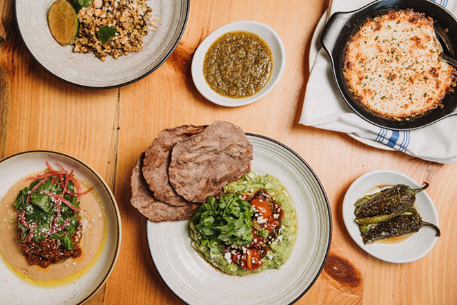 A spread of dishes available at the Cantina pop-up - PHOTO: CROWN REPUBLIC GASTROPUB