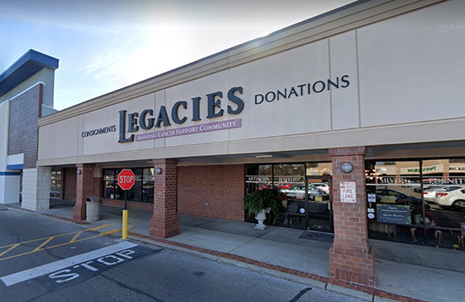 Legacies Upscale Resale & Consignment benefits the Cancer Support Community. - Photo: Google Maps