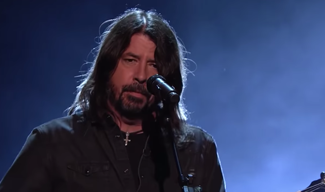 Dave Grohl and his band of merry men will be coming to Cincinnati to fight some foo. - IMAGE: THE TONIGHT SHOW STILL