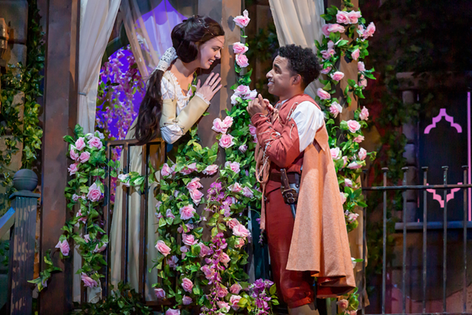 Courtney Lucien as Juliet and Crystian Wiltshire as Romeo - Photo: Mikki Schaffner
