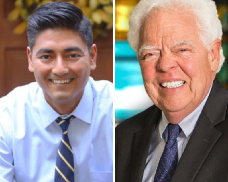 (L-R) Aftab Pureval and David Mann are the likely contenders to become Cincinnati's next mayor. - Photos: Christin Berry, Blue Martini Photography; City of Cincinnati