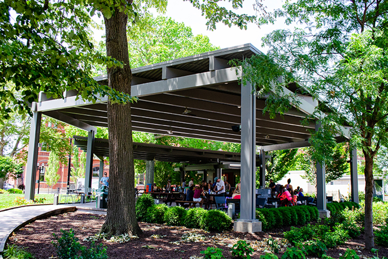 Washington Park's The Porch, where Jazz at the Memo will move to this summer - Photo: Holden Mathis