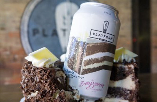 A can of Platform Brewing's Opera Cream Stout - PHOTO: BONBONERIE.COM