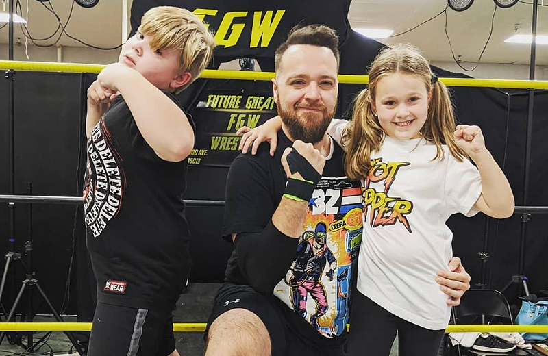 Ricky Henry and his family. Henry is stepping into the wrestling ring to raise funds for the American Foundation for Suicide Prevention. - Photo: Provided by Ricky Henry
