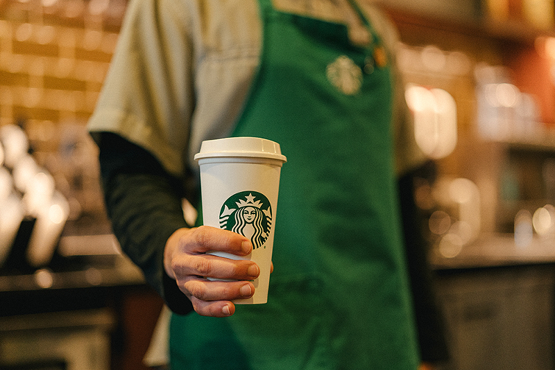 Starbucks offers reusable cups, seen here, for customers' vegan — or non-vegan — lattes. - Photo: Provided by Starbucks Media Site