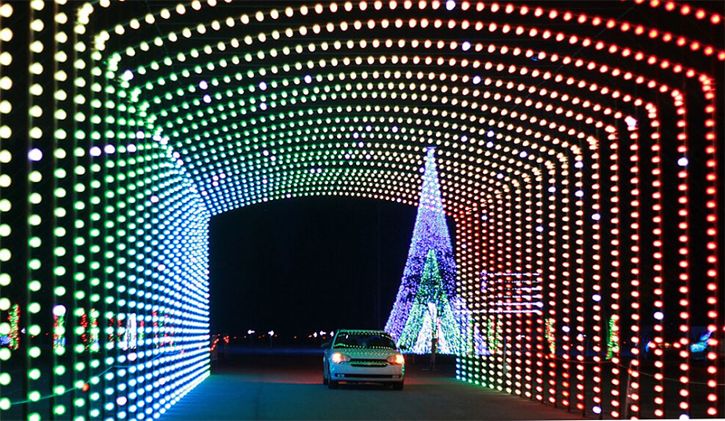 Coney Island's Christmas Nights of Lights Drive-Thru display features more than 1 million lights. - Photo: Provided by Coney Island