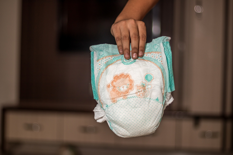 Does this diaper contain poop or drugs? It's hard to tell these days. - Photo: ReadyElements, Pixabay