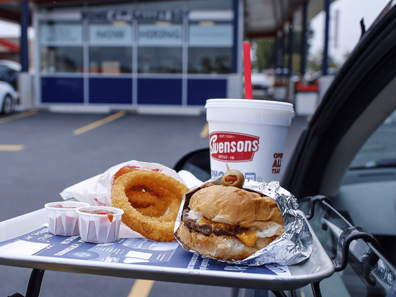 The Galley Boy burger is Swensons Drive-In's claim to fame. - provided by Swensons Drive-In