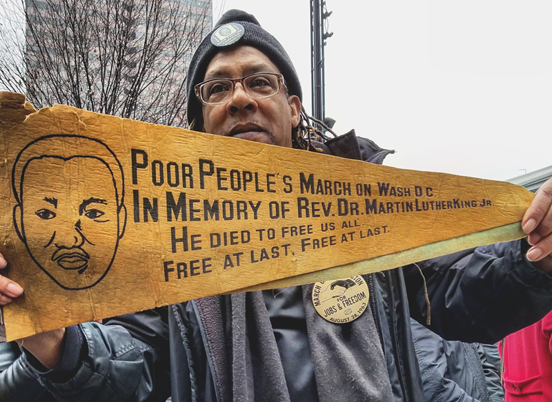 Cincinnati's MLK Day March in 2017 - Photo: Nick Swartsell