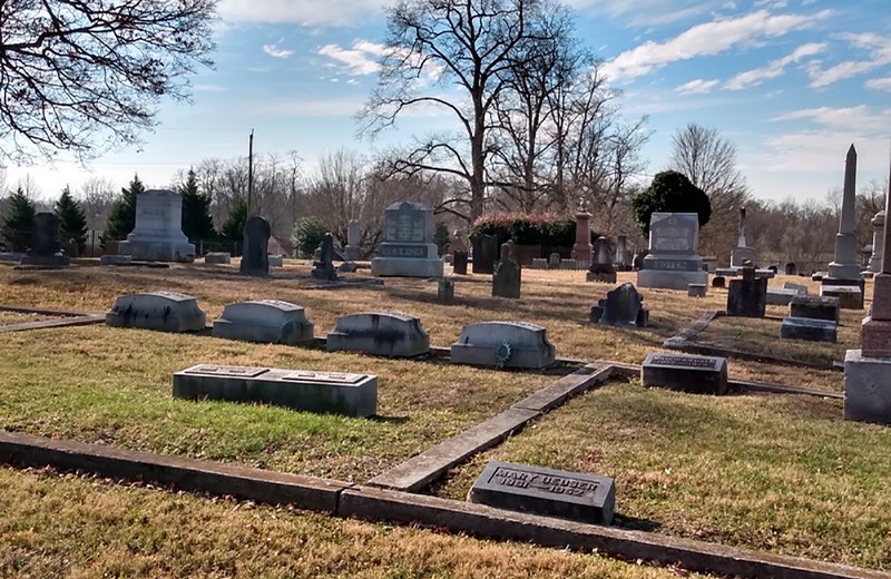 Charles Davis, Squire Taylor and George Johnson are currently buried in Charlestown Cemetery. - Photo: Courtesy Jeffersonville Township Public Library