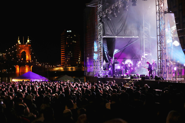 Homecoming, a music festival curated by The National, at Cincinnati's Smale Riverfront Park in 2018 - Photo: Brittany Thornton