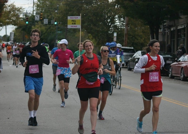 Runners hit the Cincinnati streets during the 2021 Flying Pig Marathon. - PHOTO: MAGGY MCDONEL