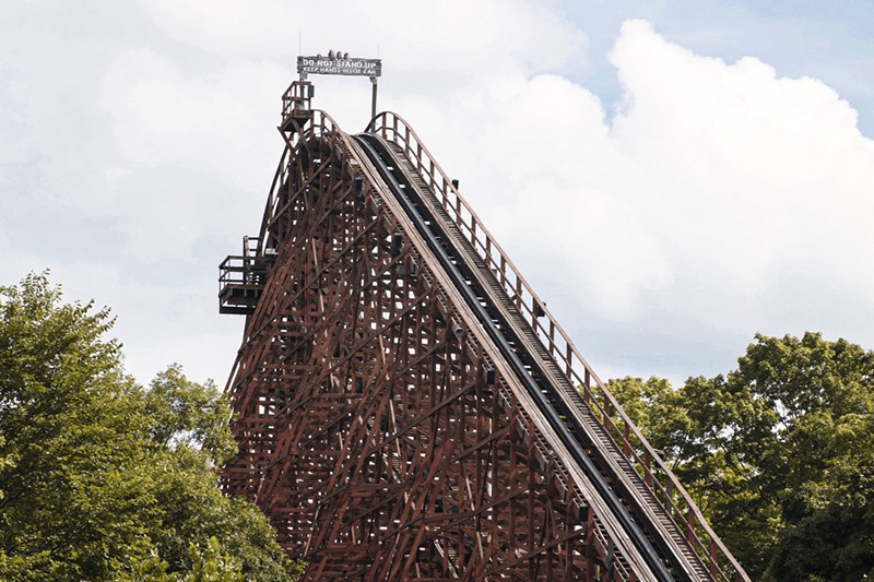 The Beast's first lift hill - PHOTO: PROVIDED BY KINGS ISLAND