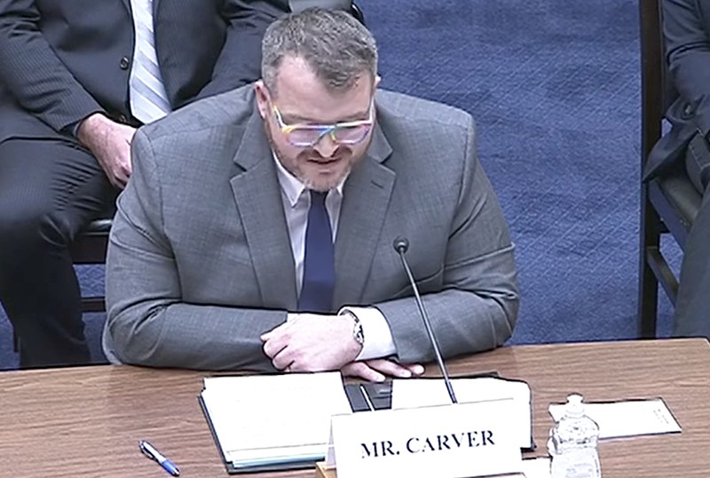 Willie Carver testifying before a Kentucky Congressional House committee on May 19. - Photo: https://www.youtube.com/watch?v=cwv5rLTKIdY