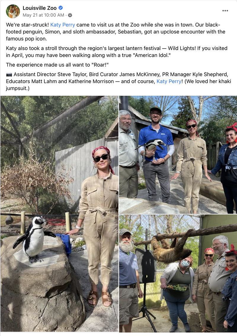 Katy Perry Stopped by the Louisville Zoo During Stay in Kentucky (2)