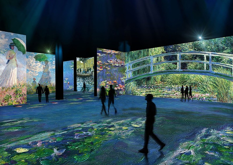 A rendering of Monet & Friends Alive at THE LUME - Photo: Provided by THE LUME
