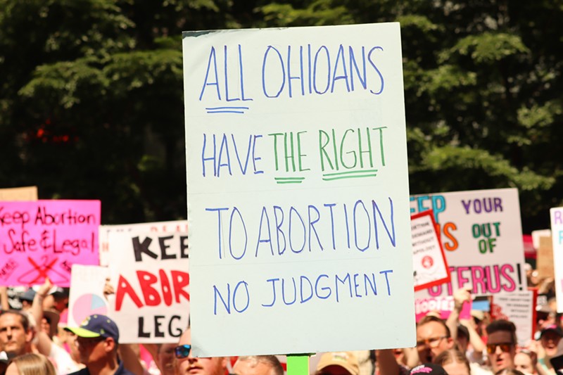 Pro-abortion protests have been happening in Ohio as Republicans try to further restrict the medical procedure. - Photo: Mary LeBus