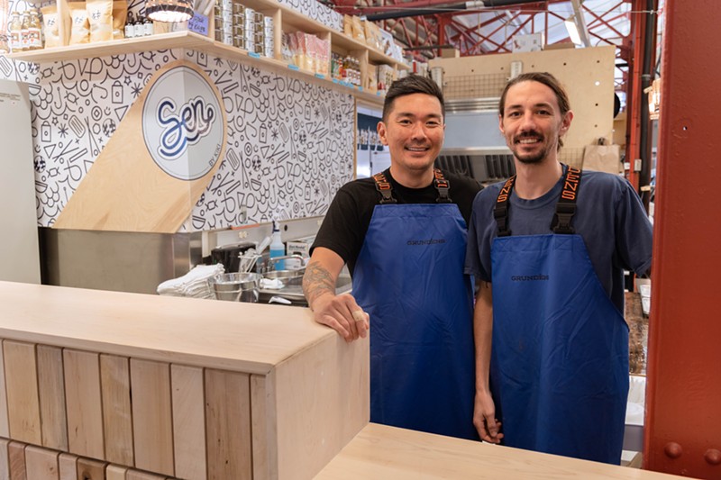 Sen owner and chef Hideki Harada (left) and Ben Long - Photo: Provided by Findlay Market