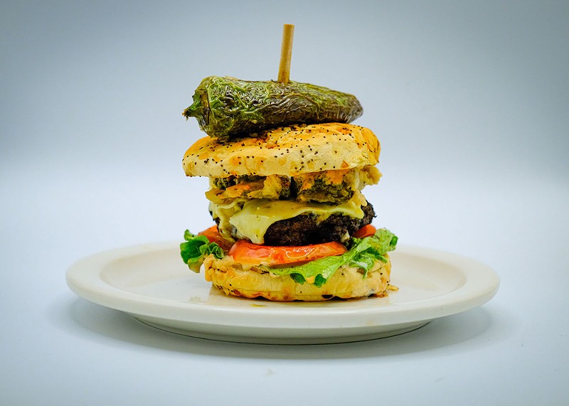 The Latin Lover burger from Bebo's Artisan Burgers and Frappes. - Photo: Provided by Bebo's Artisan Burgers and Frappes