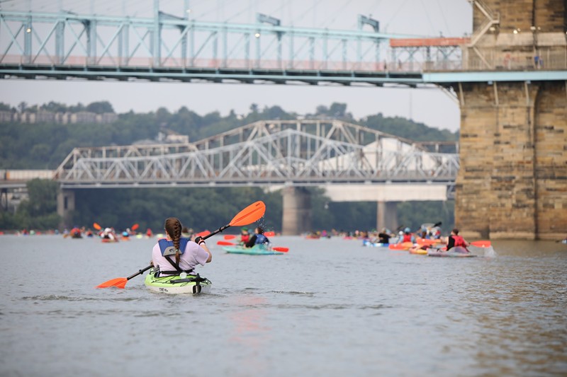 Ohio River Paddlefest - Photo: Facebook.com/adventurecrewcincinnati