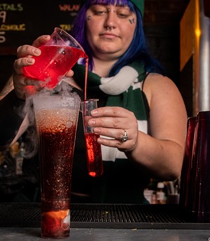 Pennifold’s Pub has eight fall-themed cocktails named after key Quidditch plays. - Photo: provided by Gorilla Cinema