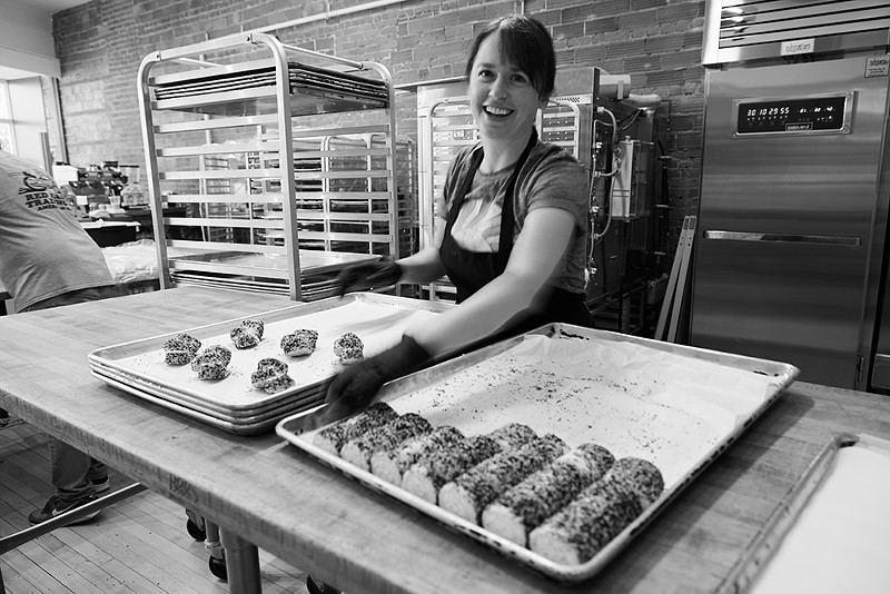 Bakery owner Megan Ketover bakes pastries at El Camino Baking Co. - Photo: Steve Paszt Photography