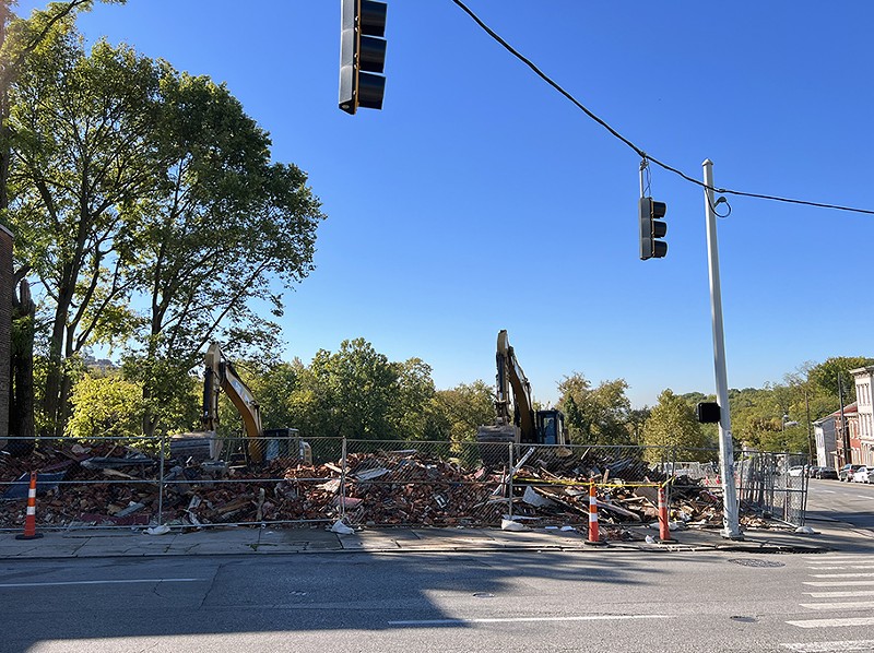 The Mad Frog has been torn down. - Photo: Madeline Fening