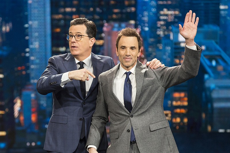 Paul Mecurio on The Late Show with Stephen Colbert. - Photo: Provided by Paul Mecurio