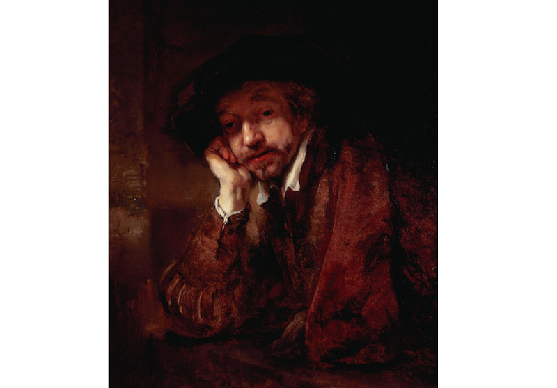 Imitator of Rembrandt van Rijn (Dutch, 1606–1669), Man Leaning on a Windowsill, probably early 1700s, oil on canvas. Taft Museum of Art, Bequest of Louise Taft Semple, 1962.1 - Photo: Provided by Taft Museum of Art