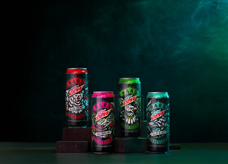 Four flavors of Boozy Mountain Dew are now available in select Cincinnati stores. - Photo: Provided by Boston Beer Company