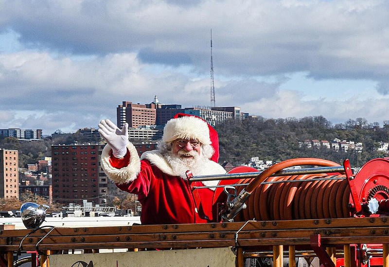 Santa will ride in on a historic fire truck to the Cincinnati Museum Center on Friday, Nov. 25. - Photo: Provided by Cincinnati Museum Center