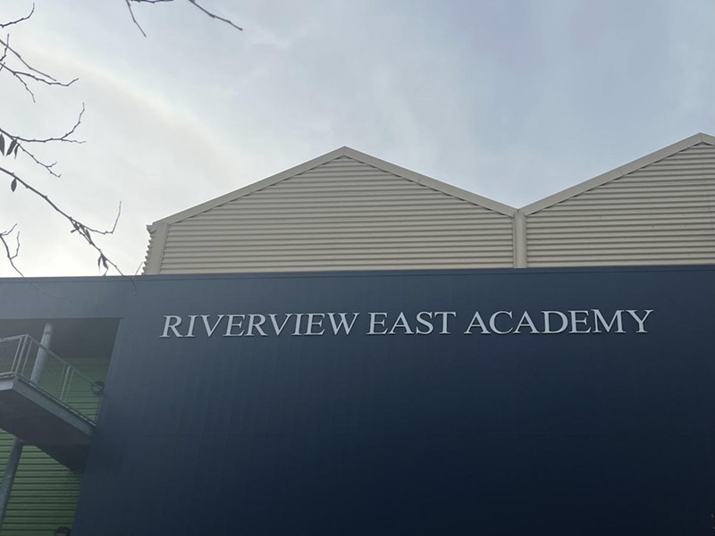 Riverview East Academy is the latest Ohio school to go on lockdown for threats of gun violence. Police found no weapons at the school, but said the students involved have been identified. - Photo: Madeline Fening