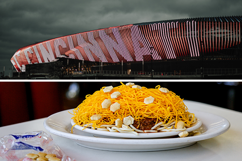 TQL Stadium could see some Cincinnati Chili Bowl action in the future. - (Top) Francisco Huerta Jr., (bottom) Hailey Bollinger