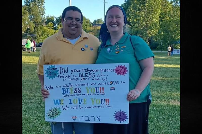 In their own religious community, Mordecai and Simkah watched LGBTQ+ people face devastating rejection. They now offer their blessings, support and an extra dose of what they call "Kosher kindness" to those who need it. - facebook.com/Kosher Kind Love