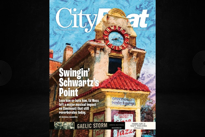 CityBeat's latest issue, out on newsstands now, features an intimate look at Ed Moss and his jazz club, Schwartz's Point. - Photo: CityBeat