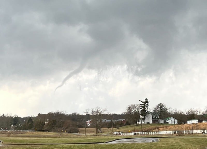 "Came through Middletown and went up towards Dayton," Alex Weineke tells CityBeat about the tornado on Feb. 27, 2023. - Photo: Alex Weineke