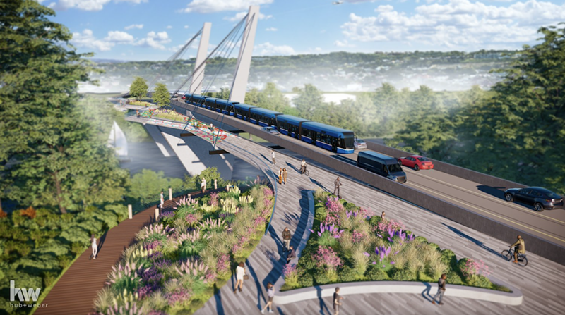 The Coalition for Transit and Sustainable Development thinks a four-lane 4th Street bridge could have negative effects for travelers and nearby residents of Covington and Newport. - Photo: Coalition for Transit and Sustainable Development