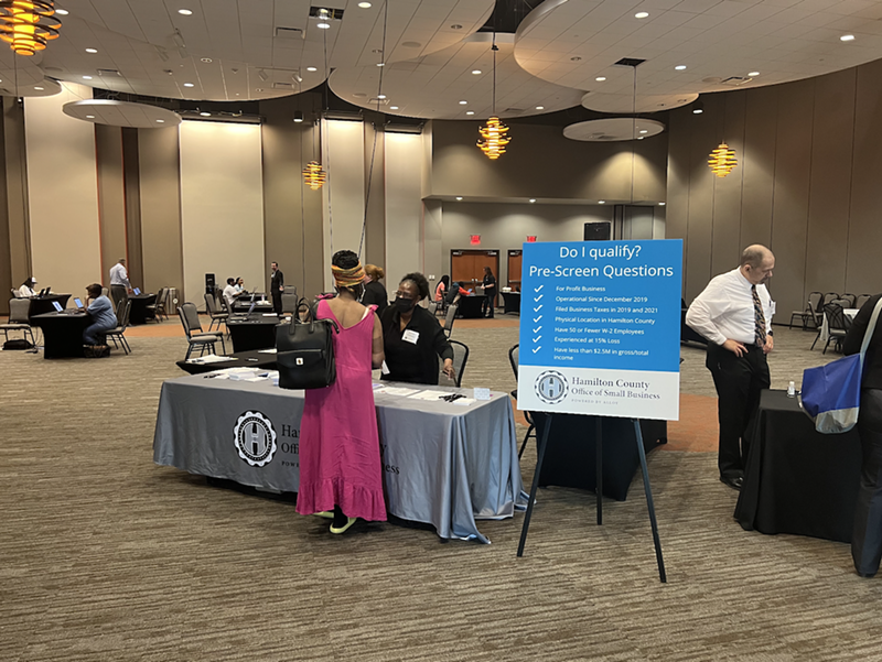 Nearly 1,000 people attended the Small Business Day event, where guests could network, get connected with marketing resources, and apply for a $10,000 small business grant through Hamilton County. - Photo: Madeline Fening