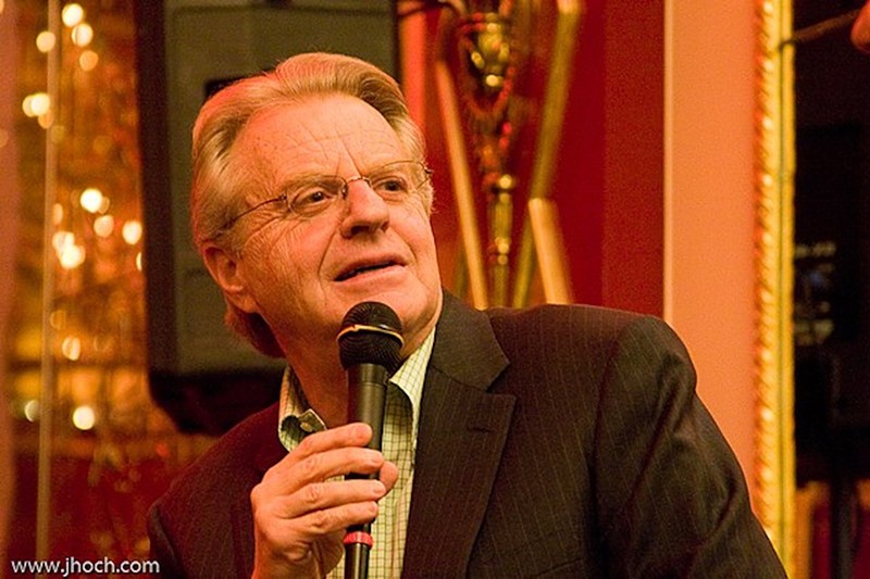Jerry Springer died at age 79 in his Chicago home, according to the Associated Press. - Photo: Justin Hoch, Wikimedia Commons