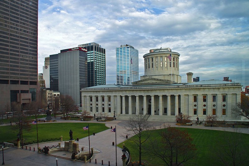 The Ohio Statehouse - Photo: Niagara66, Wikimedia Commons