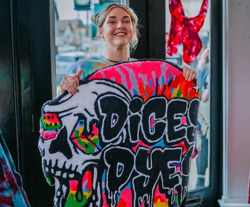 Gabbie Egan opened her first Dicey Dyes storefront in Covington in March. - Photo: Devine Photography