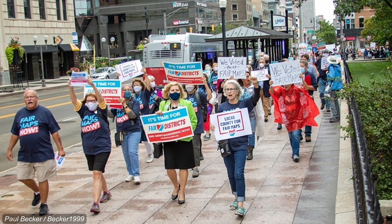 Ohioans in a "fair maps" march in September 2021. - Photo: Paul Becker/Creative Commons