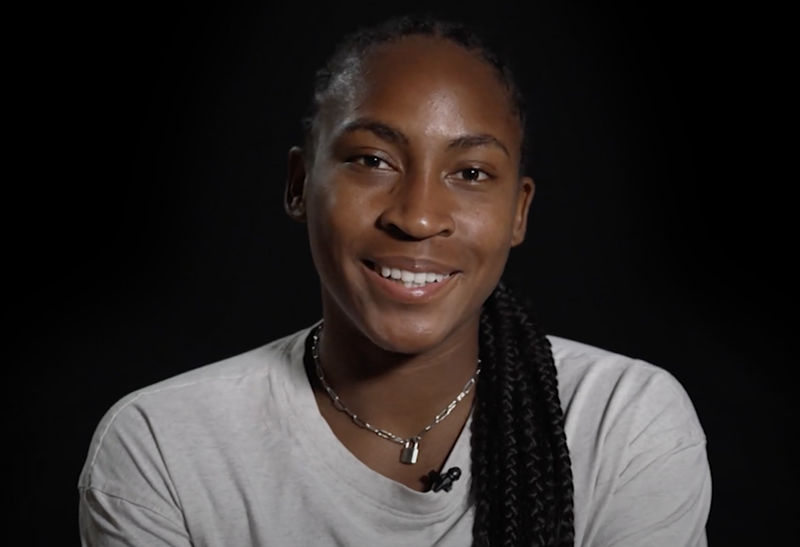 The 2023 Western & Southern Open women's singles champion Coco Gauff. - Photo: Screenshot, Western & Southern on Youtube