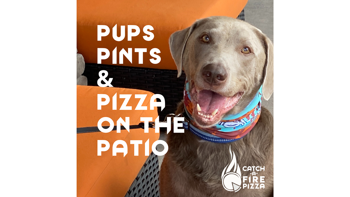 Pups, Pints & Pizza on the Patio!