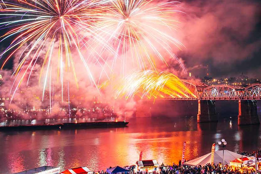 Northern Kentuckys' Purple People Bridge to Host Boom on the Bridge