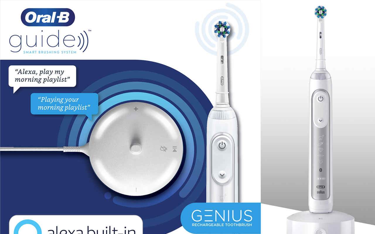 P&G Releases $230 Alexa-Enabled Oral-B Sci-Fi Toothbrush from the Future
