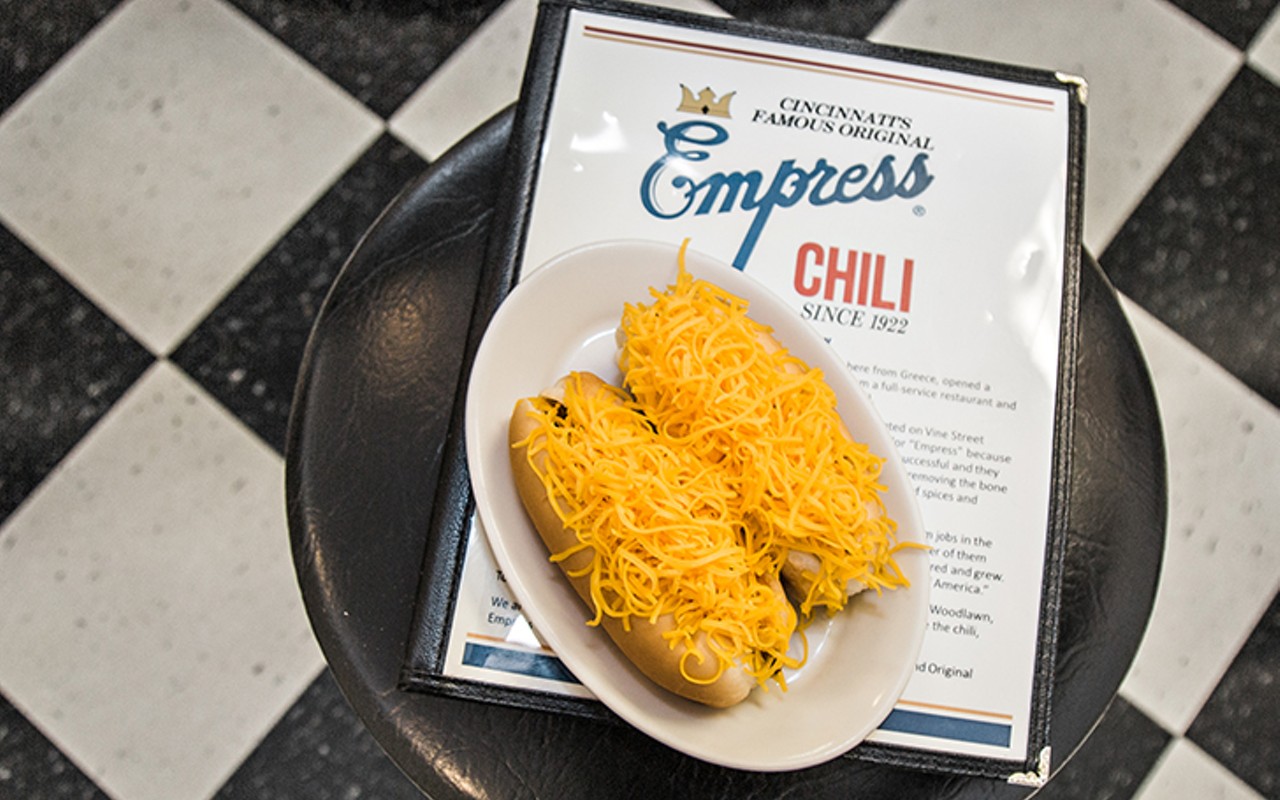 Cincinnati-style chili originated at Empress Chili downtown.